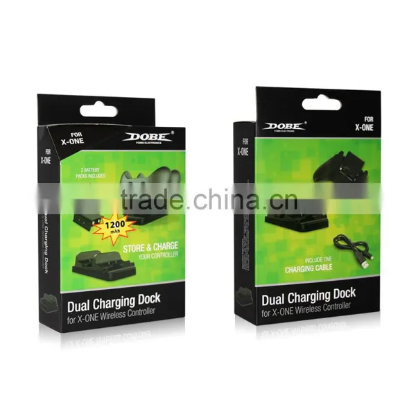 Wholesale DOBE Lithium Recharge Battery Dual Charging Dock Station Controller for Xbox One photo-2