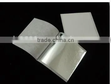 High Quality 9*9cm Taiwan Silver Leaf Sheet for Furniture Decoration Silver Leaf photo-2