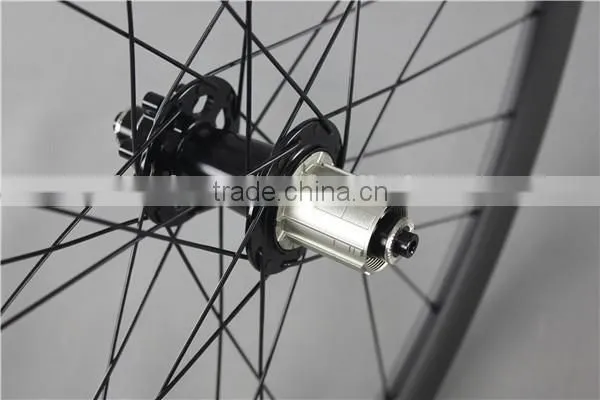 Disc Brake Road Bike Wheelset Clincher Side Carbon Fiber Wheelset W40T photo-2