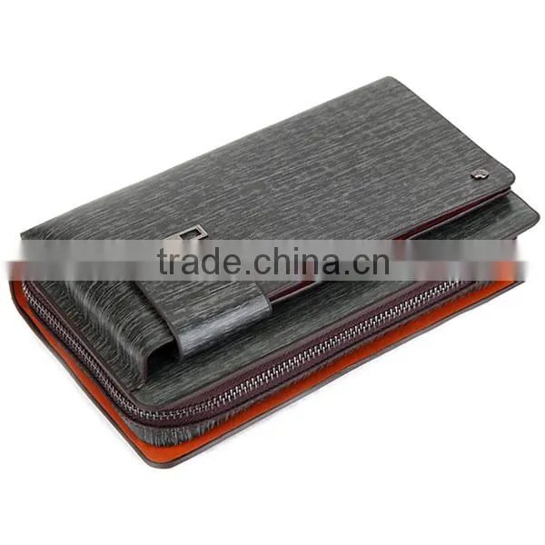 Big Size Design Your Own Wallet Genuine Leather Phone Card Hand Wallet photo-6