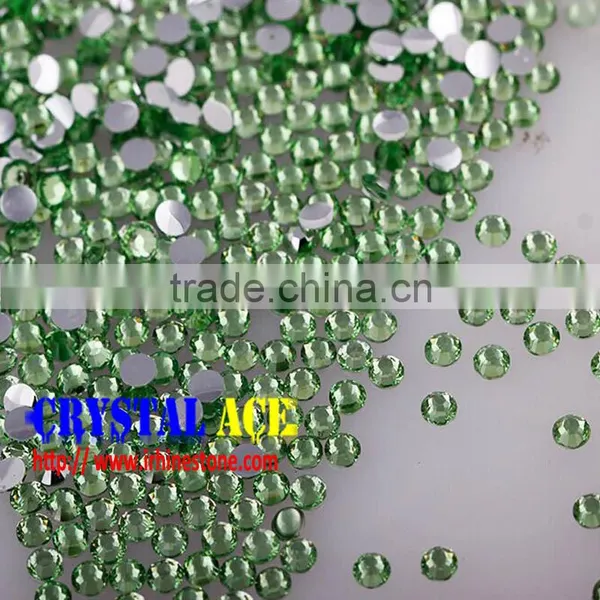Hyacinth Color Flat-back Hot Fix Epoxy in Bulk China Factory Whole Sale Cheap Price photo-2