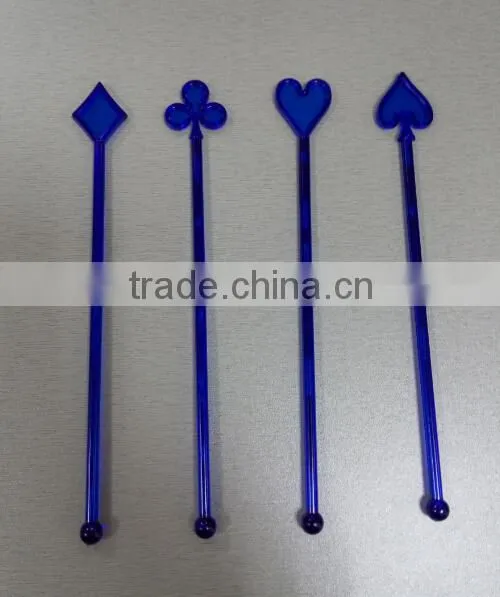 Cocktail Drinking Poker Stirrer Swizzle Stirrer photo-4