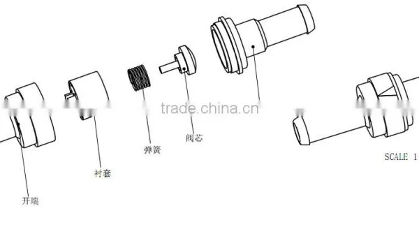 5/16" Fuel Check Valve Oil Check Valve Spring Check Valve photo-2