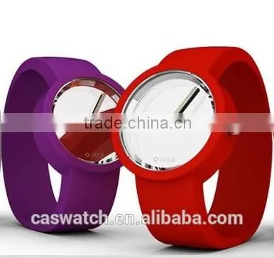 New Fashion Mirror Face O'Clock Watch, Candy Color Round Silicone Watch on , Delicate Fancy Mirror O'clcok Watch photo-3