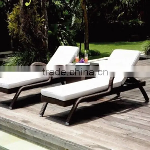 All Weather Outdoor Wicker Rattan Beach Chair photo-6