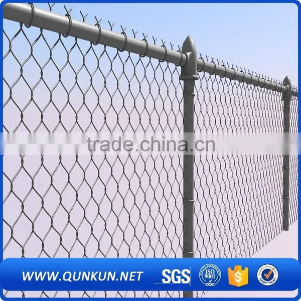 Galvanized Steel Woven Chain Link Fence / Chain Link Fence Rolls photo-6