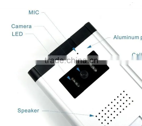 700TVL Color in Day and B/W in Night Hands-free LCD Recording Screen Home Video Door Phone Doorbell CMOS Camera photo-5