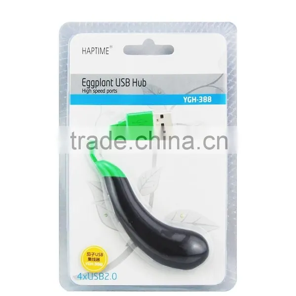 New Fashion Eggplant Fruite Shape USB HUB 4 Ports photo-5