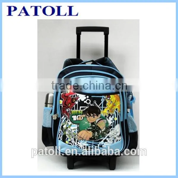 Top sale ben 10 trolley school bag