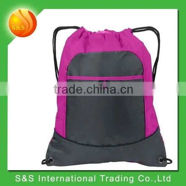 All-Purpose Pocket Lightweight Travel Gym Drawstring Bag photo-4