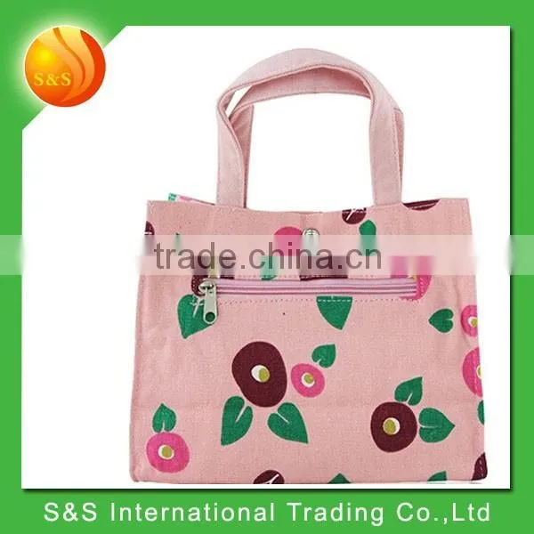 Cute Mini Lunch Bag Canvas Handbag Manufacturers China photo-2