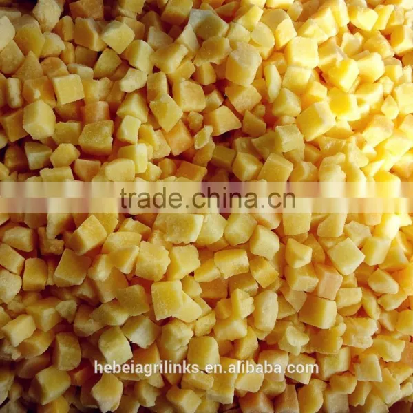 IQF Yellow Peach Dices