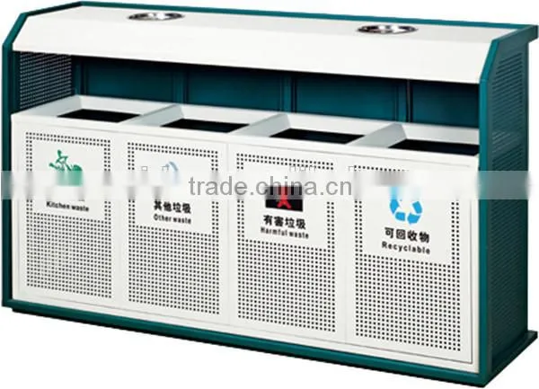 Max-HK30 Street/Square/School/Park/Apartment Recycling Separators High Volume Can