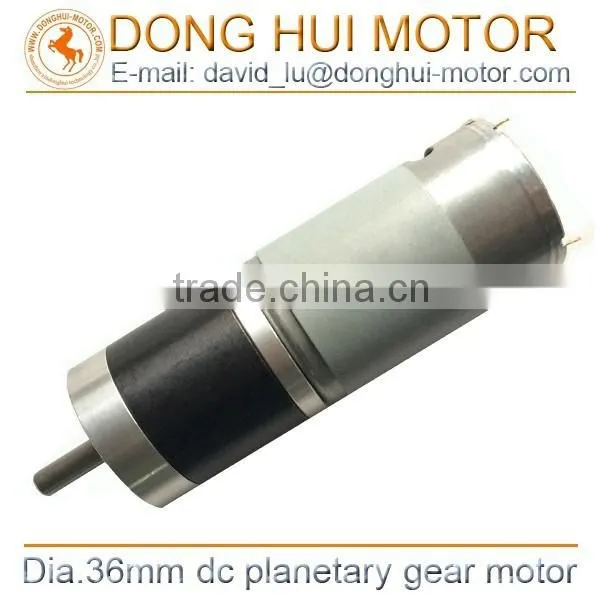 China Supplier 12V 24V 28mm Planetary Gear Motor photo-5