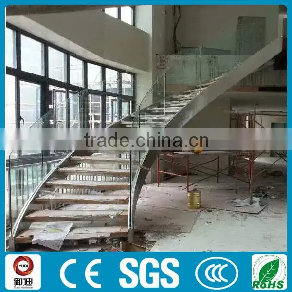 Stainless Steel Glass Spiral Staircase Design photo-2