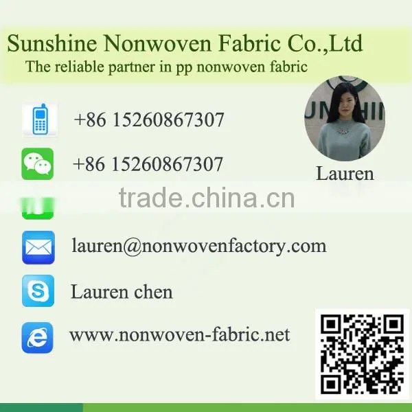 Low Price Spunbonded Nonwoven Fabric for Agricultural Cover photo-6
