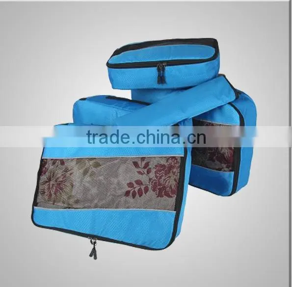 Hot Sale Functional Bags Luggage Travel Bags Light Nylon Packing Cubes 6pcs/Set Men Travel Bags Travel Organizer photo-3