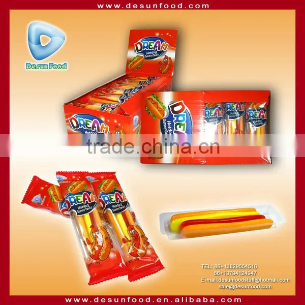 Hotdog Jelly Candy/gummy Candy