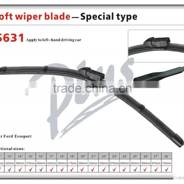 S631 25 Inch Soft Windshield Car Wiper Blade photo-5