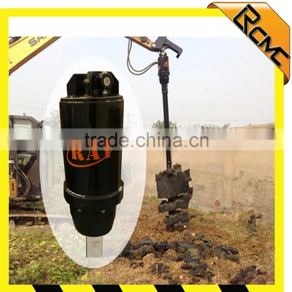 Tree planting cement auger and post hole auger