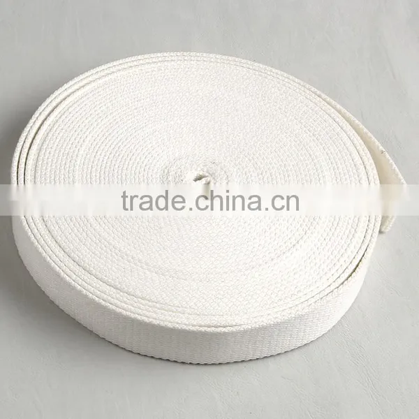 Ribbon Making Factory Customs Garment Accessories Band White Webbing for Snap -open Bottom photo-3