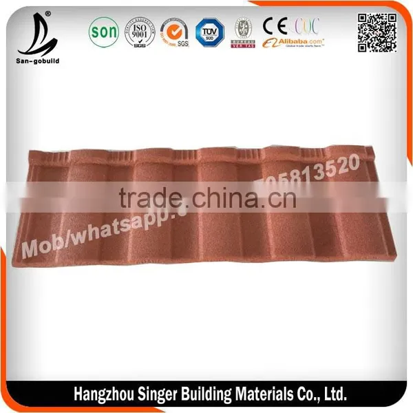 Stone Coated Metal Roofing Tile And Roof Gutter Factory photo-6