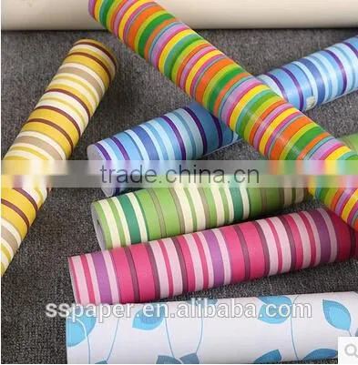 PVC Self-adhesive Wallpaper Wall Stickers With 45cm*10m Quality Choice photo-2