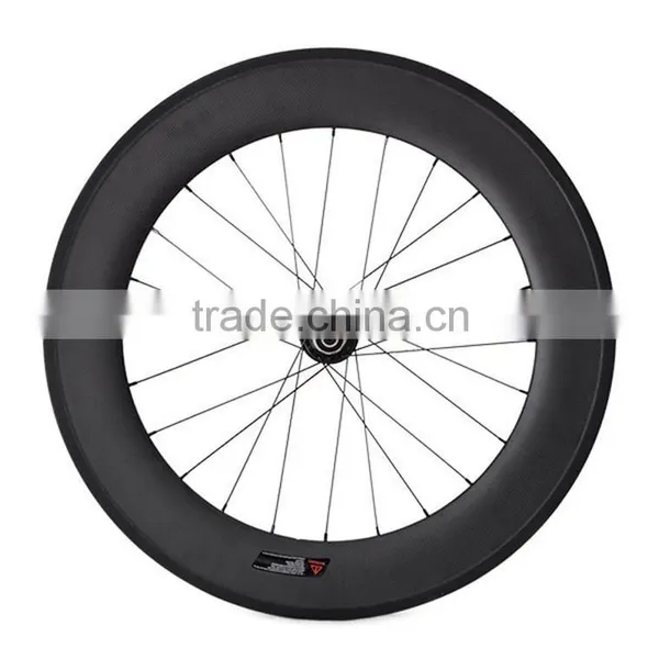 CarbonBikeKis 88mm Clincher Road Bicycle Carbon Wheels 700c Disc photo-2