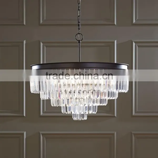 Rustic Black Chandelier Lamp 71076 photo-2