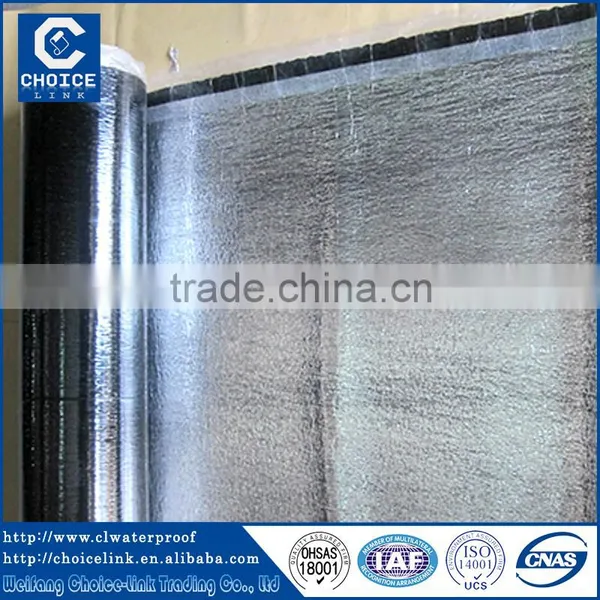 China Supplier Bitumen Waterproof Adhesive Sheets With Aluminum Foil photo-6