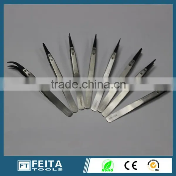 ESD Stainless Steel Replaceable Tip Tweezers/ESD Tweezers photo-5