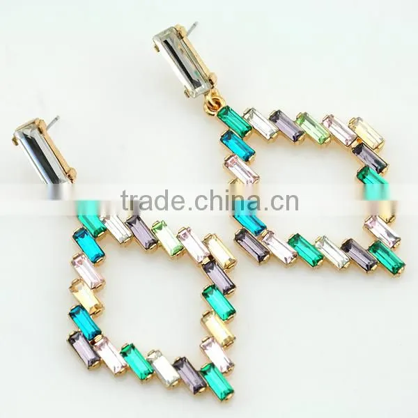 Statement Women Earring Fashion Rhinestone Earring Women photo-2