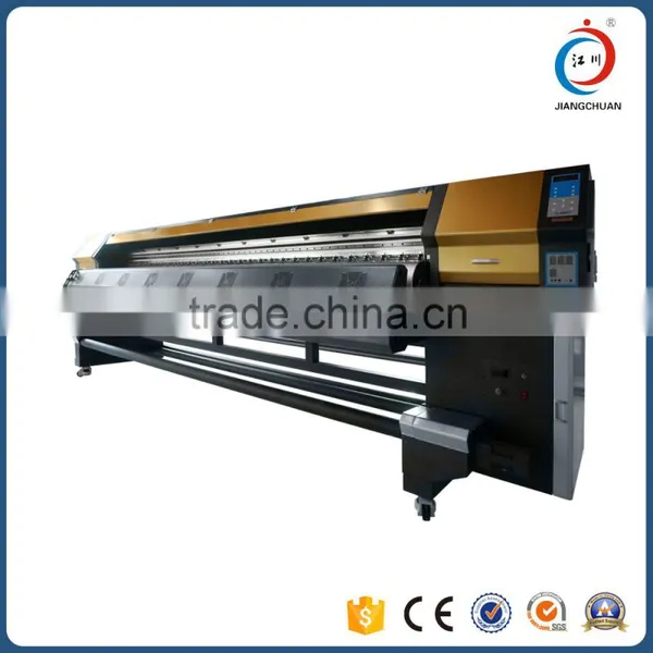 3.2m DX7 Double Head Outdoor Eco Solvent Printer Roll To Roll UV Printing photo-3