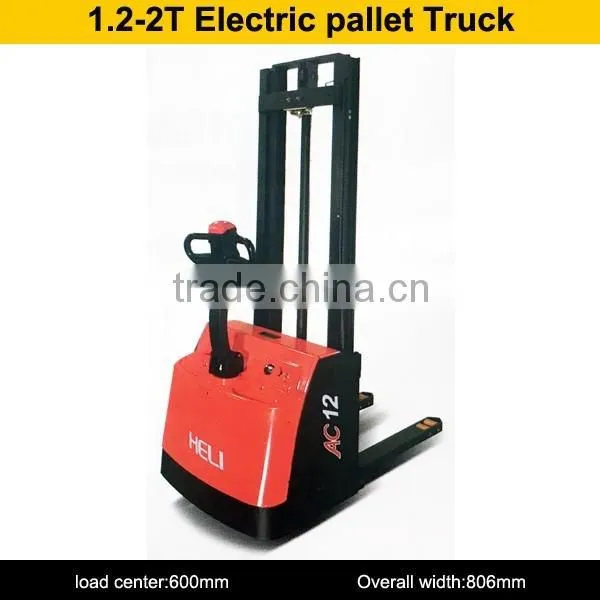 1.2-2t Electric Warehouse Series CDD16 Electric Pallet Stacker With D920 Configuration No. photo-4