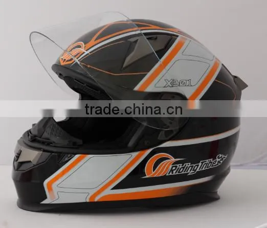 ABS Material Full Face Motorcycle Helmet With ECE Certificated X301