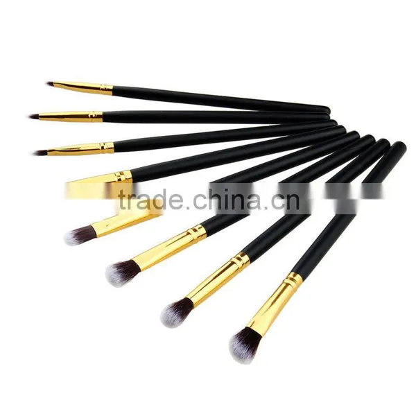 Professional 8PCS Makeup Brushes Set Custom Logo Eye Brushes Eyeliner Eye Shadow Eyeshadow Blending Pencil Brush Makeup Brushes