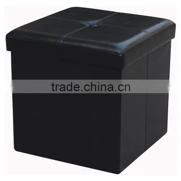 pu Strong Stool Ottoman Storage Bench photo-3