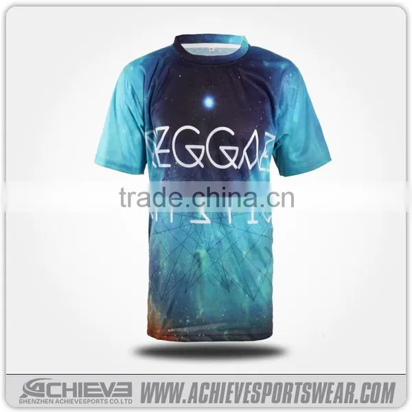Popular Promotional 100%polyester Darts T-shirt Sublimation Printing With Free Design photo-5