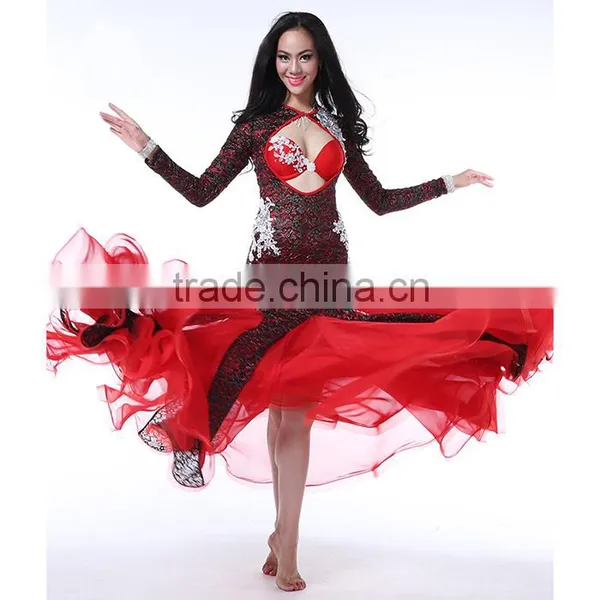 Wuchieal Wholesale Sexy Professional Belly Dance Costume, Top Grade High Quality Sexy Belly Dance Costume Dress photo-3