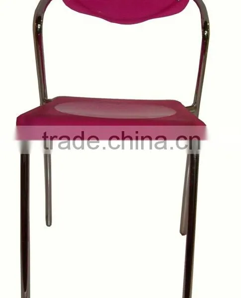Wholesale Cheap Stackable Bar Plastic Chair With Metal Legs PM053 photo-5