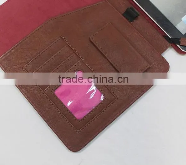 Genuine Leather Business Brief Leather Case 10 Inch Universal Stand Leather Case photo-4