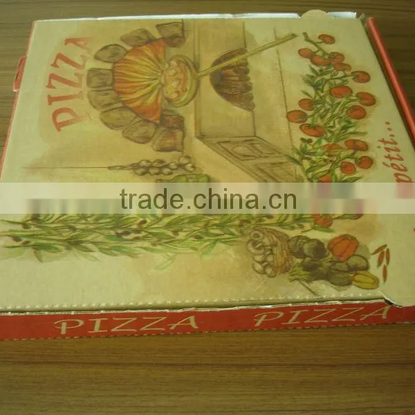 3- Color/4-color Printing Pizza Box/high Quality Best Price Pizza Box photo-3