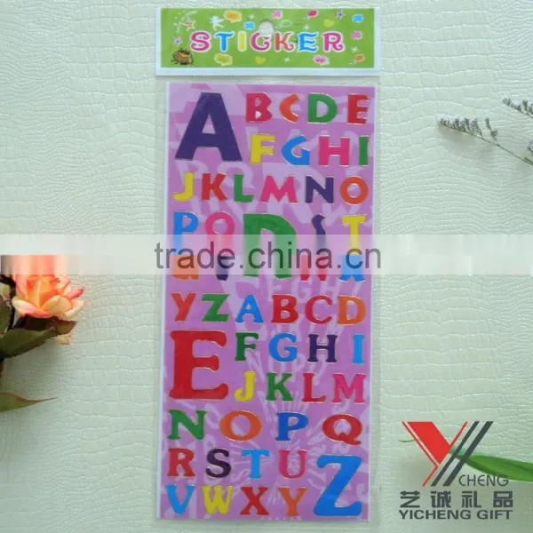 2015 New!!! High Quality Promotional Customized DIY Acrylic Sticker