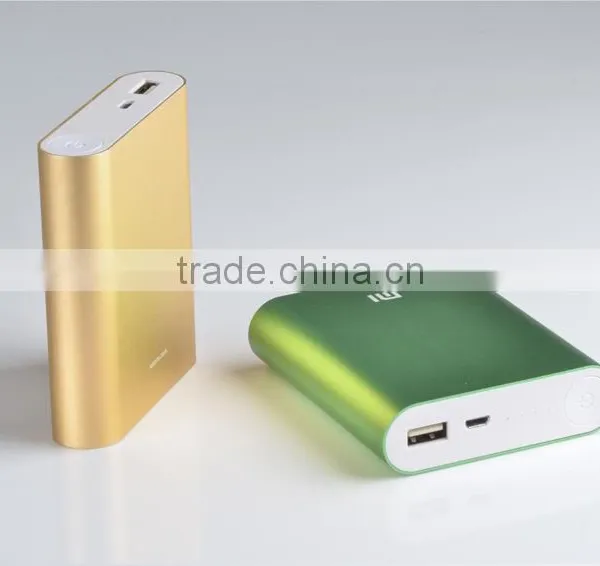 Colorful Original Xiaomi Portable Power Bank 10400mah for Universal Phone