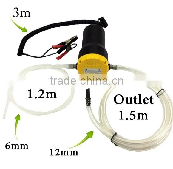 Z10017 12v Fluid Oil Diesel Extractor Transfer Siphon Car Truck Generato Tractors Pump photo-3