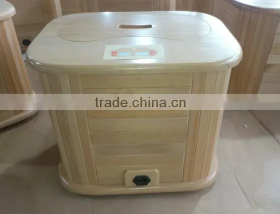 Japan Hot Sale Hemlock Far Wooden Foot Sauna With Tourmaline (CE/RoSH/ISO) photo-6