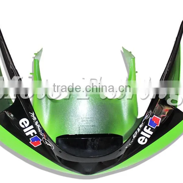 Green Black Fairing Kits for Kawasaki Ninja ZX6R 2003 2004 ZX 6R 03 04 ABS 100% Injection Mold Body Kits photo-3