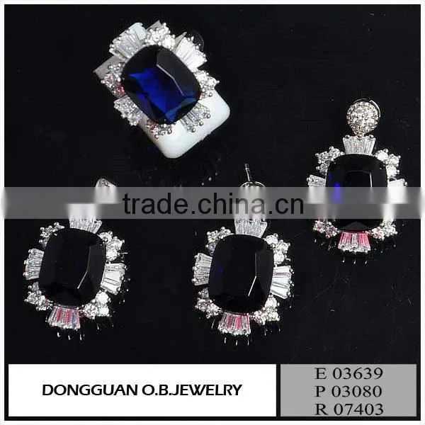 New Arrival Fashion Costume Jewelry Set New Designs Zircon Jewelry photo-5