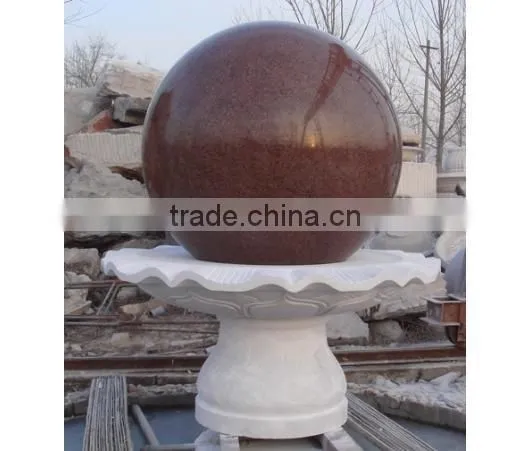 Natural Marble Stone Ball for Garden Decoraction photo-3