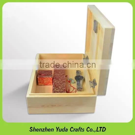 Shenzhen Yuda Manufacture MDF Box Crafts Wooden Locking Storage Box photo-3
